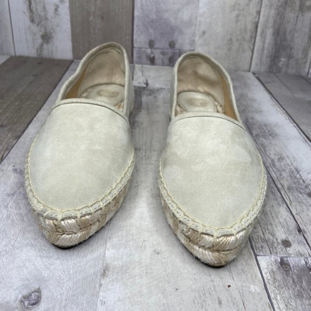 NWOT Frye Cement Lee Line Suede Espadrilles - Picture 3 of 6
